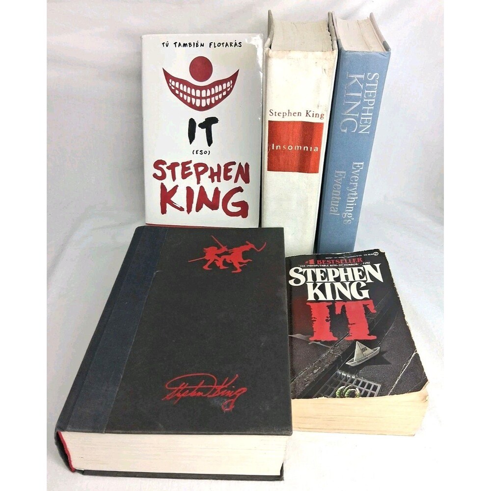 Lot of 5 Stephen King Everythings Eventual (1st), Insomnia, IT, The Stand